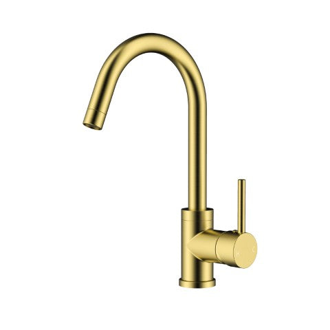 Single Laundry Tap-Brushed Brass