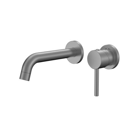Wall Mounted Basin Tap And Mixer-Gun Grey