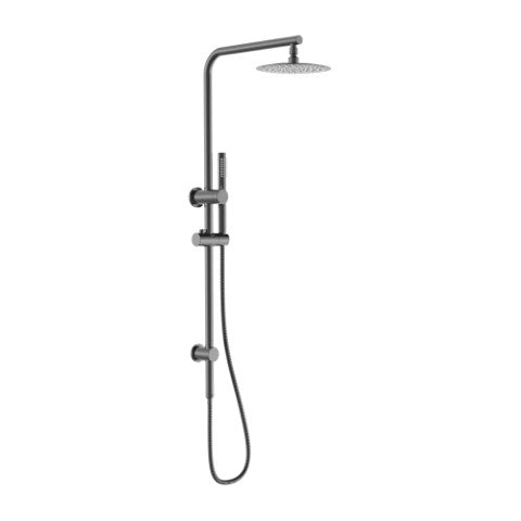 Dual Round Shower Set-Gun Grey