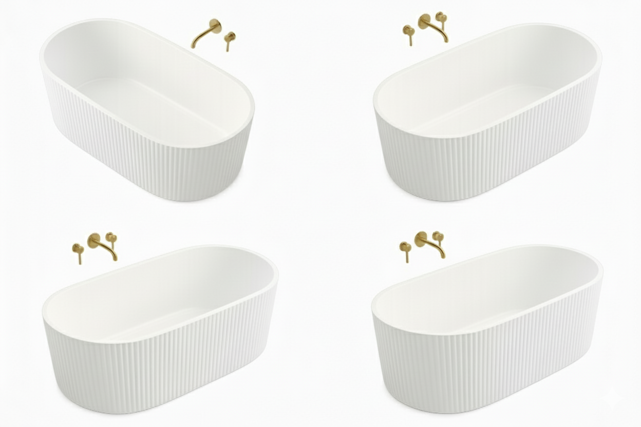 Fluted Bath Tub-1700