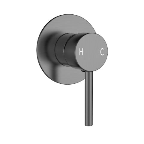 Wall Mount Mixer Shower Bath-Gun Grey